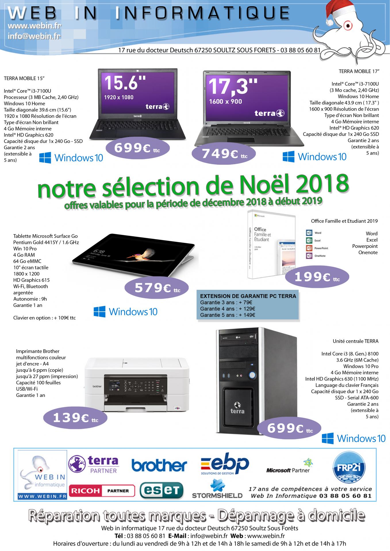 Offres webin noel 2018
