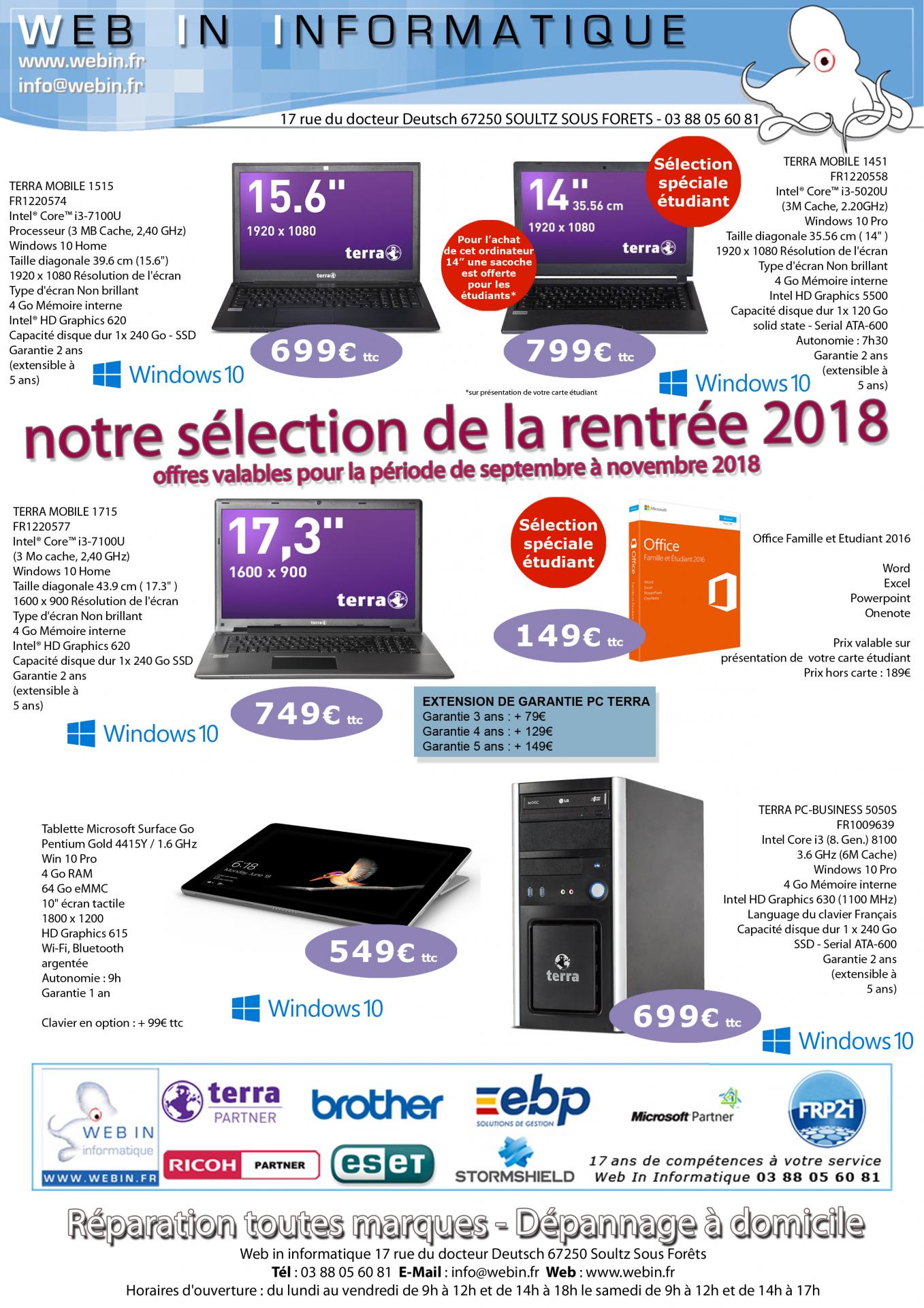 Offres webin rentree 2018